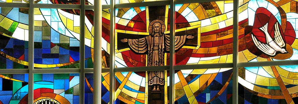 Stained Glass Windows at Messiah Lutheran Church in Fairview Park
